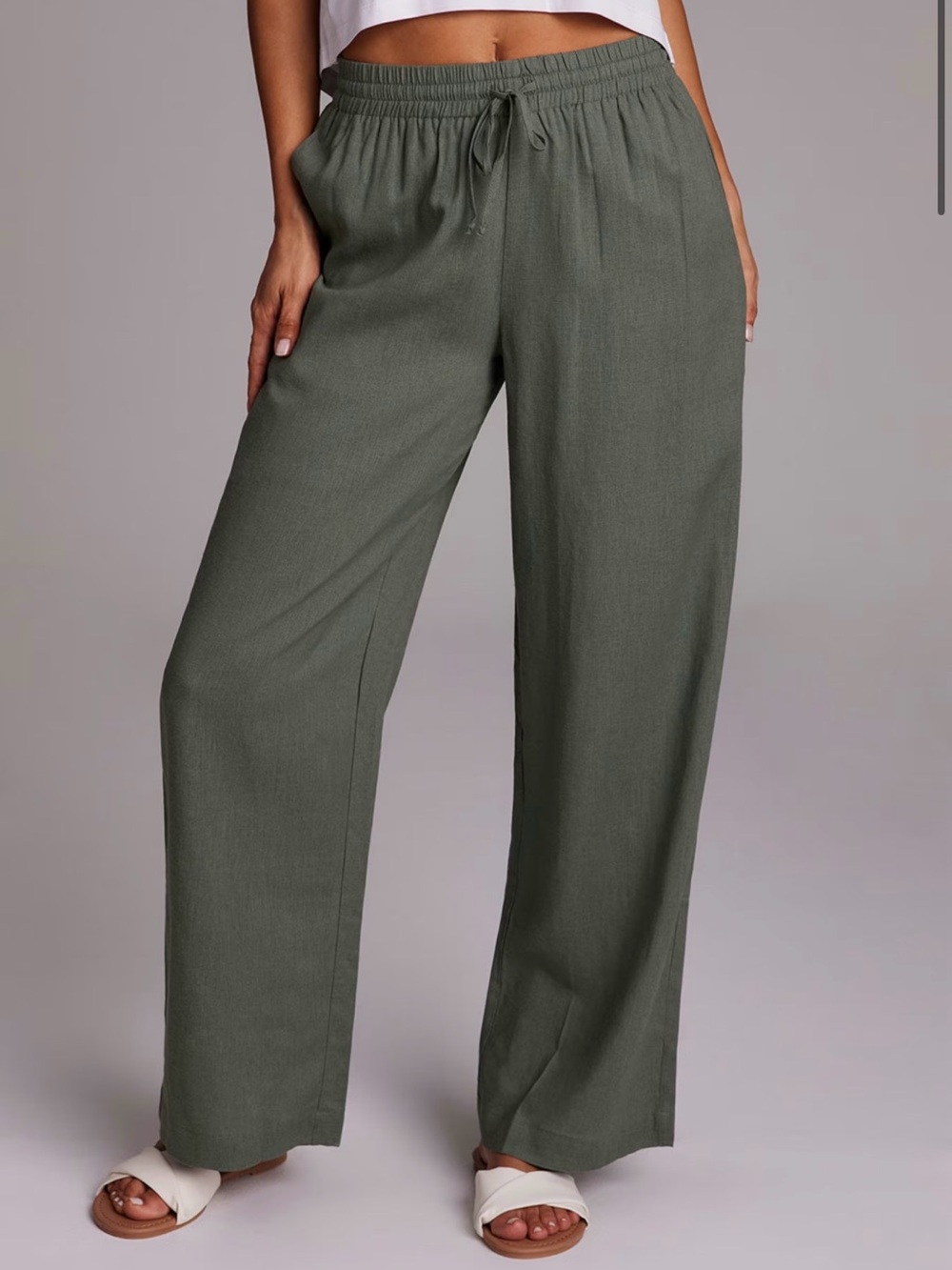 RBX Laidback Linen Drawstring Trouser
OLIVE - XL - NEW with Tags